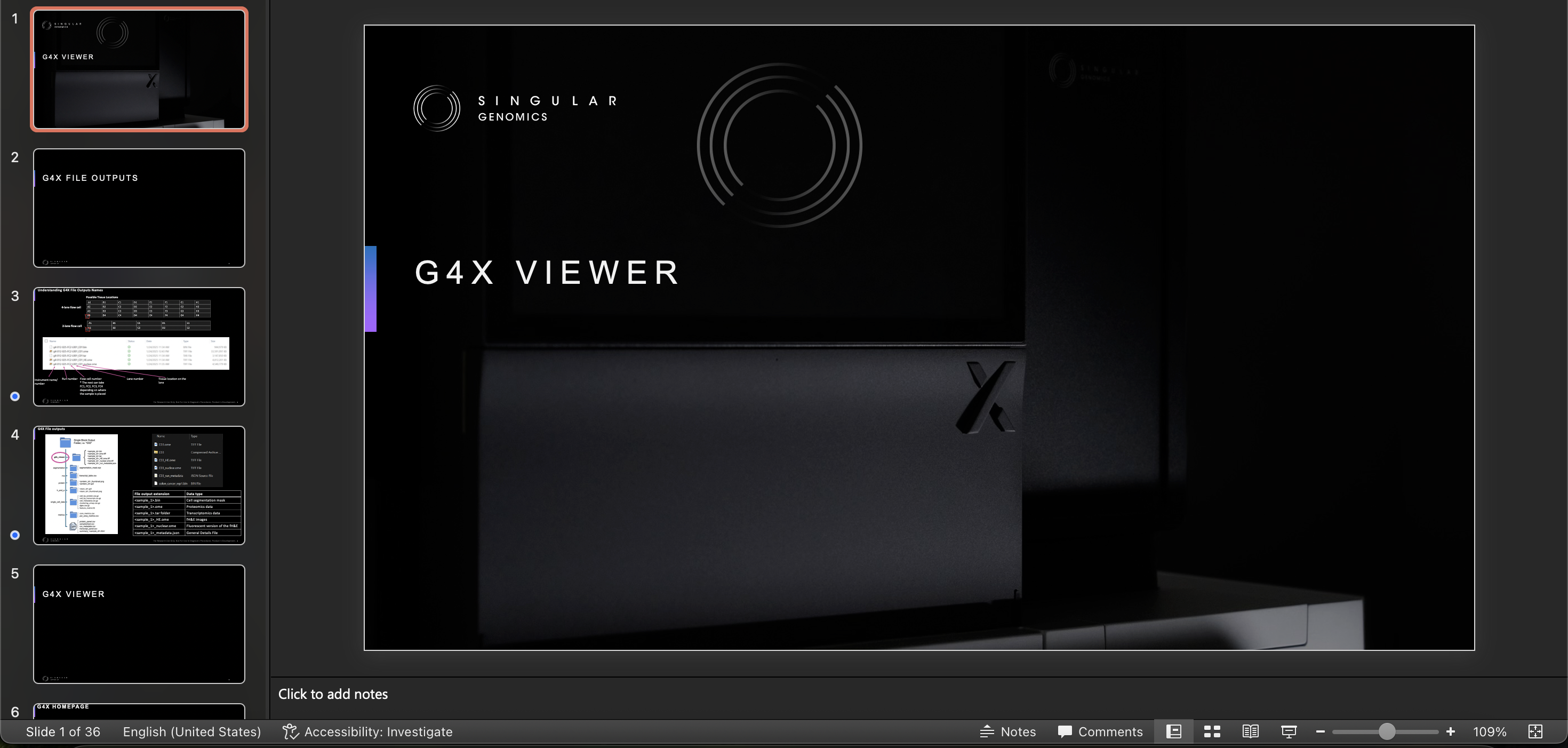 G4X Viewer Introductary Slides