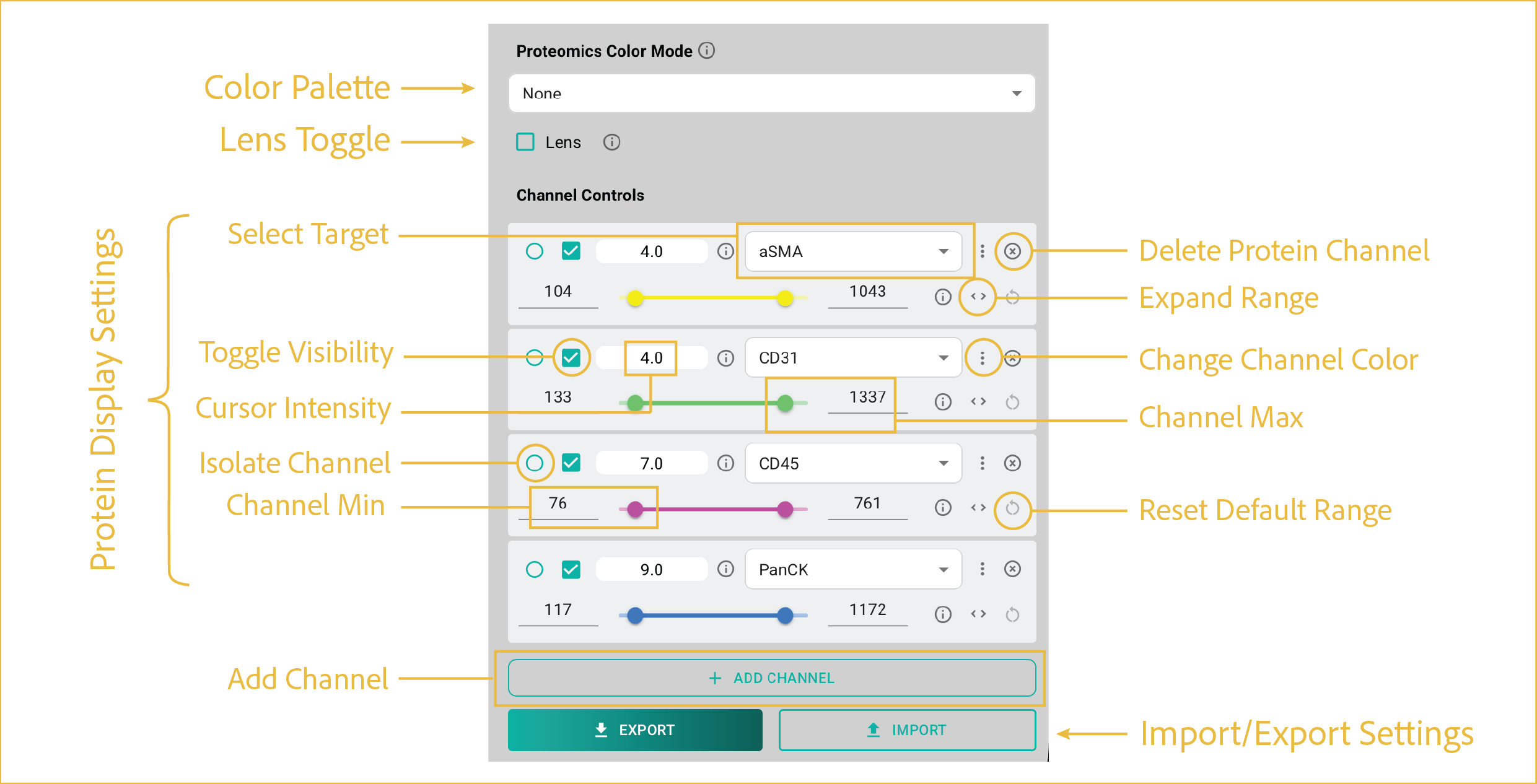 protein layer controls